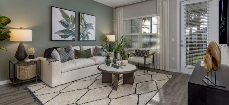 luxury and open living room